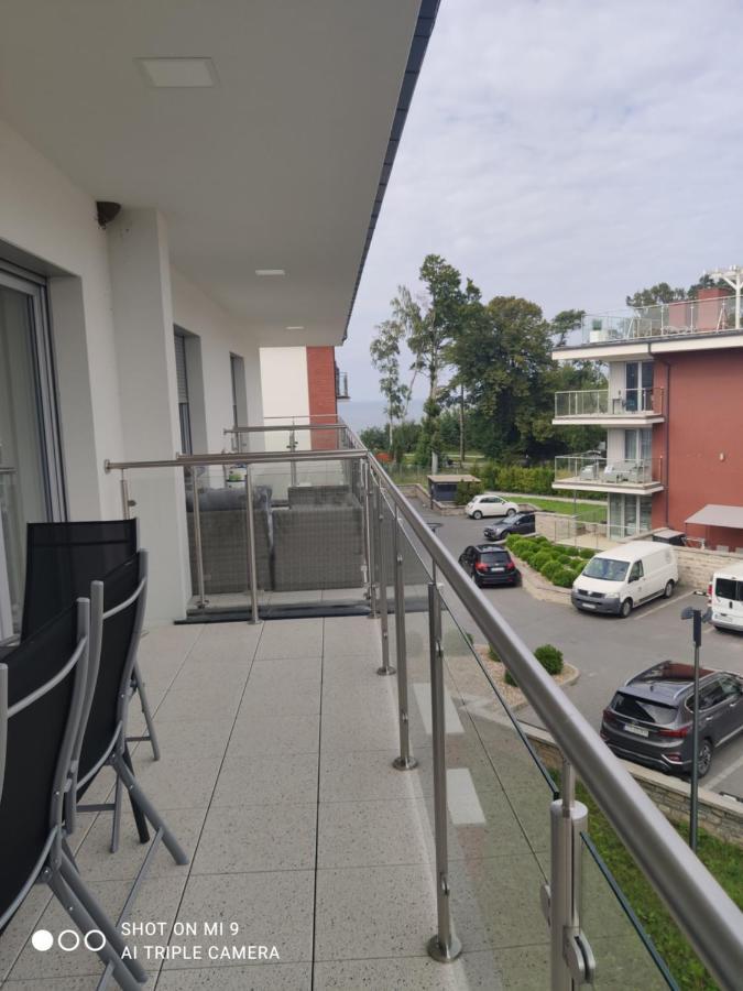 Apartament Szafir W Budynku Basenowym Morska Klifowa Rewal Buitenkant foto
