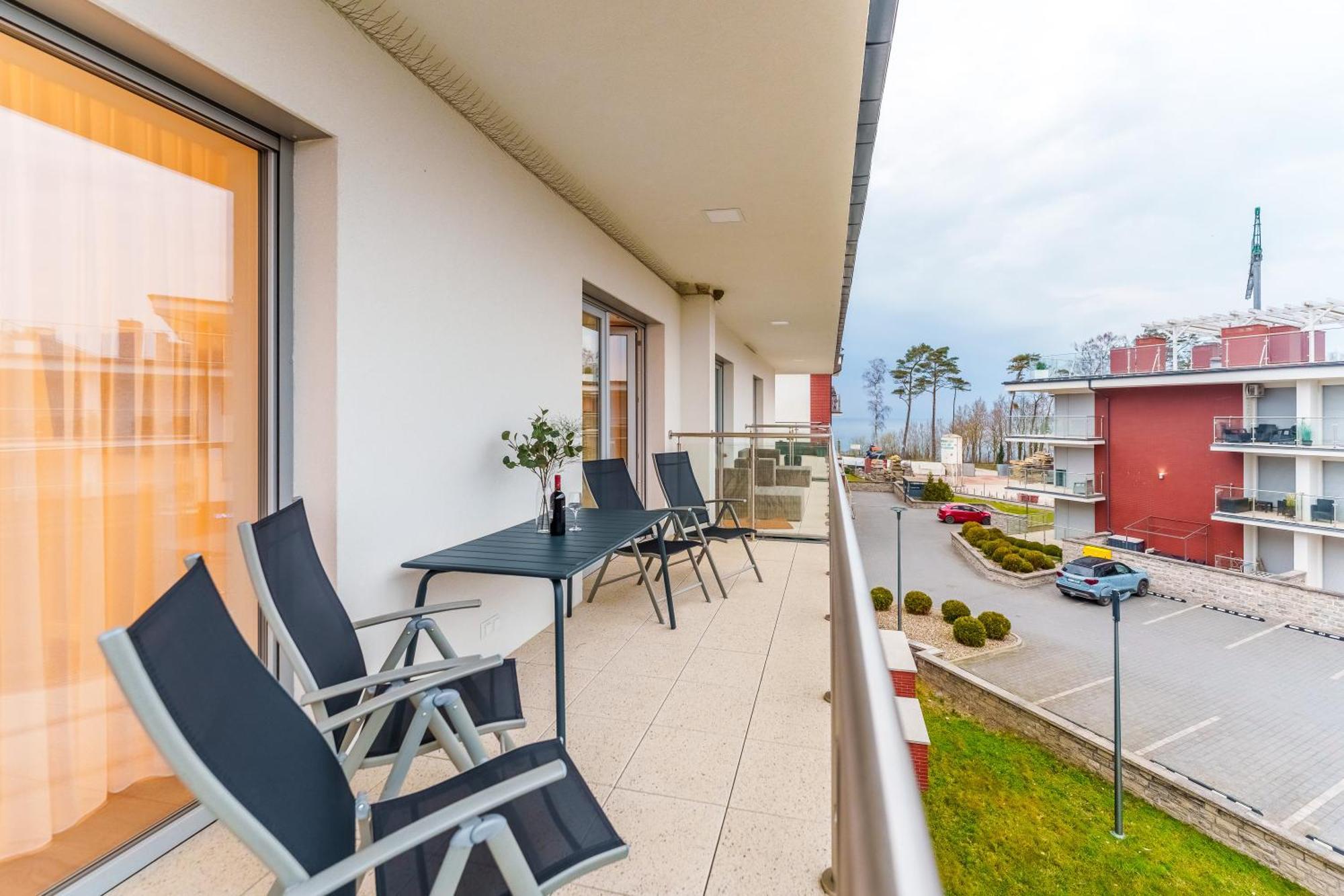 Apartament Szafir W Budynku Basenowym Morska Klifowa Rewal Buitenkant foto
